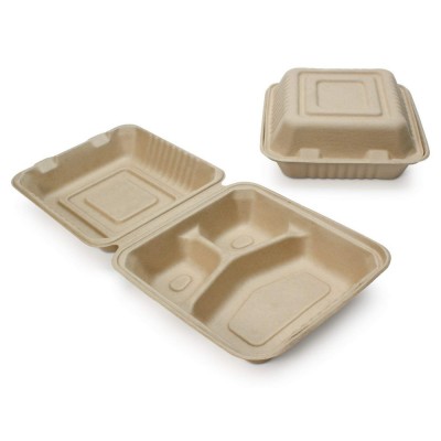 sugar cane/corn starch disposable  food container bento box