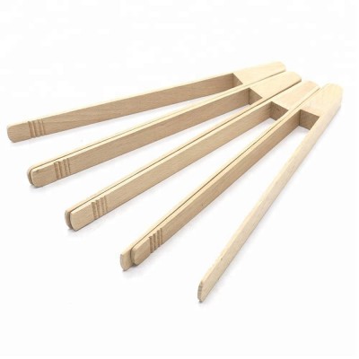 wooden kitchen tongs