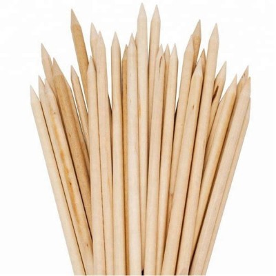 Double ended manicure and pedicure tools orange wooden nail sticks free sample manicure sticks for nail art beauty