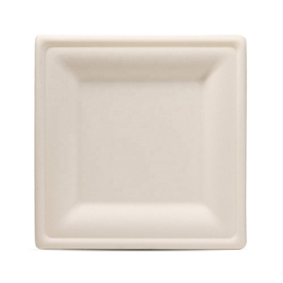 Compostable eco-friendly Square Plates