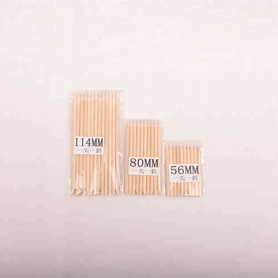 Disposable good quality nail art manicure wooden nail sticks wholesale factory price orange wood sticks