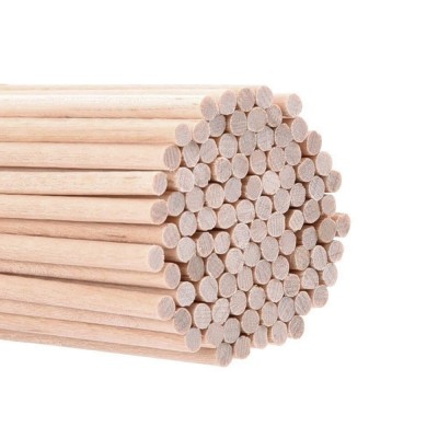 100% natural wooden  round ice cream sticks