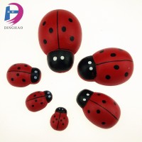 high quality Wood Material Wood Crafts red Ladybug